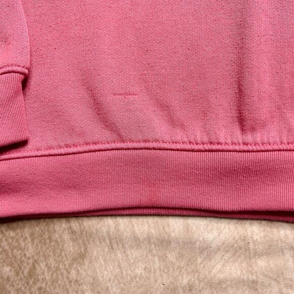 Vintage Y2K Studio Works Pink Embroidered Floral Heart Crewneck Sweatshirt - Picture 6 of 8